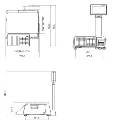 Cas Cn1 15 Kg 2 Gr Bardkodlu Terazi - 4