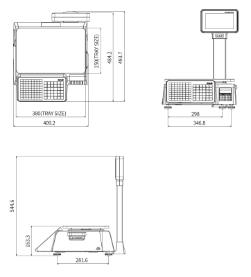 Cas Cn1 15 Kg 2 Gr Bardkodlu Terazi - 4