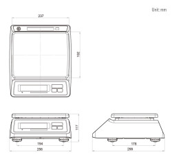 Cas Sw-W 15 Kg 2 Gr Su Korumalı Tartım Terazisi - 3